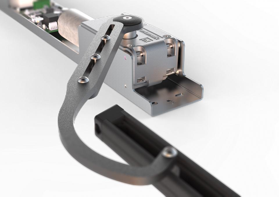 Serie3, automazione per scuri con anta a battente